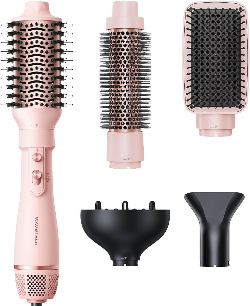 SET DE CEPILLO SECADOR DE PELO, WAVYTALK AIR SCULPT 5-EN-1