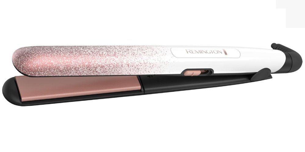 REMINGTON PLANCHA PLANA CERAMIC SHIMMER DE 1 PULGADA, DESLIZAMIENTO SUAVE