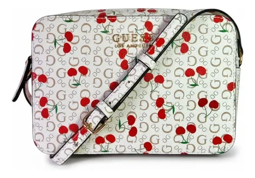 CROSS BODY GUESS CHERRY BLANCO