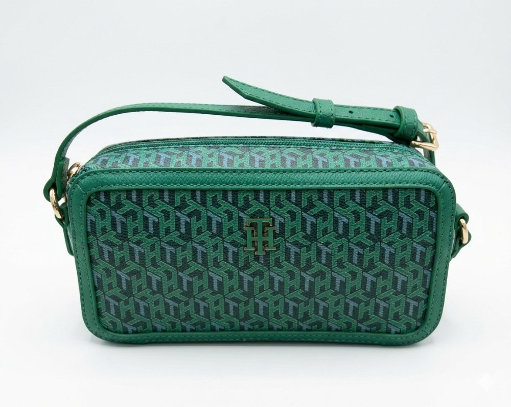 CROSS BODY TOMMY H VERDE + AZUL