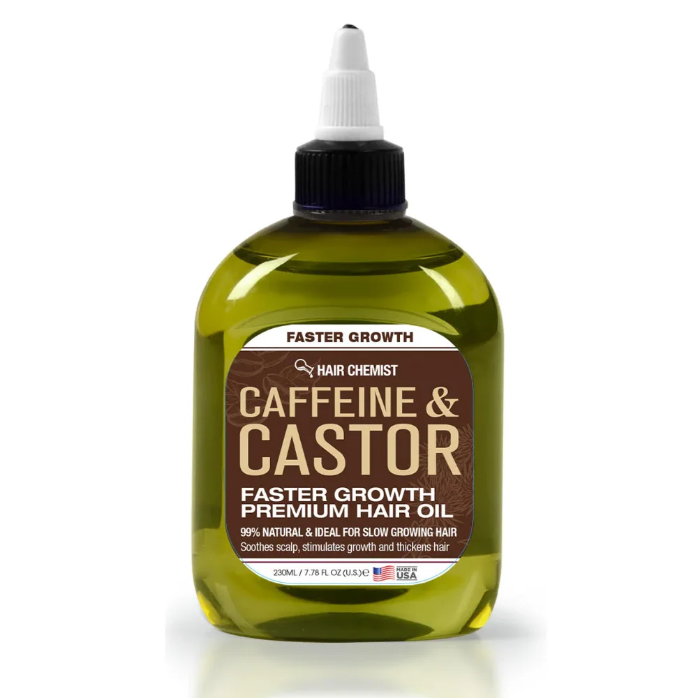 ACEITE CAFFEINE & CASTOR PREMIUM HAIR OIL 210 ML