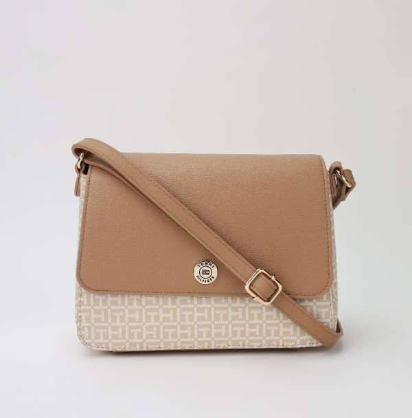 BOLSO CON DOBLE CORREA TOMMY H CAFE