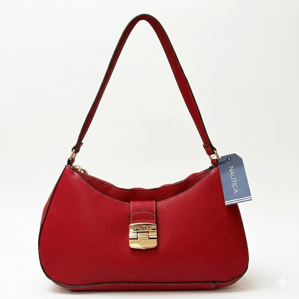 CARTERA NAUTICA ROJO