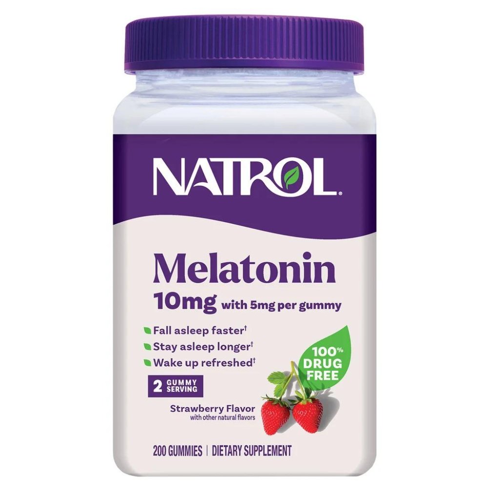 MELATONINA 10MG, NATROL, 200 GOMITAS