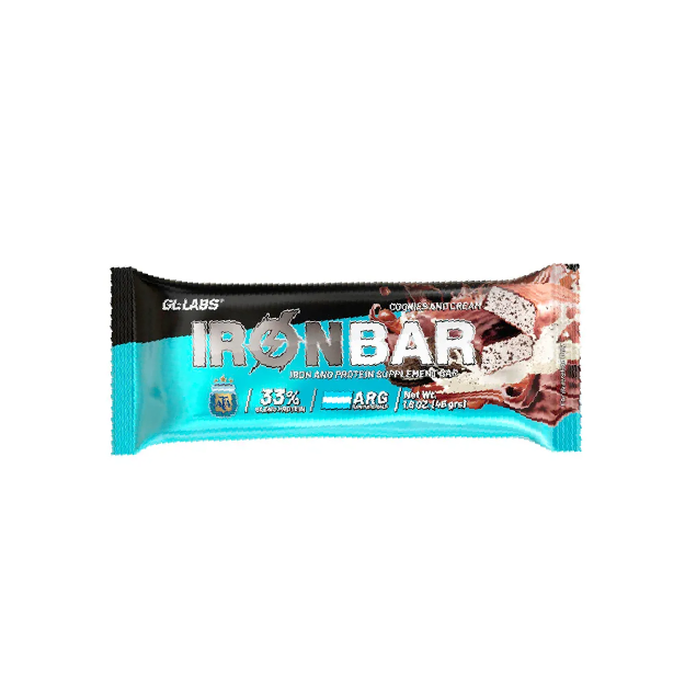 Barritas Iron Bar cookies and cream 46 grs Proteicas GENTECH