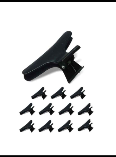Broches grandes plasticos x 12Unid