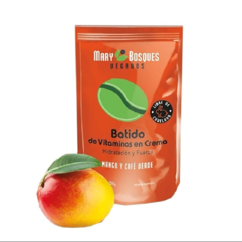 Baño de crema Batido de vitaminas Mango Mary Bosques doypack x 250grs