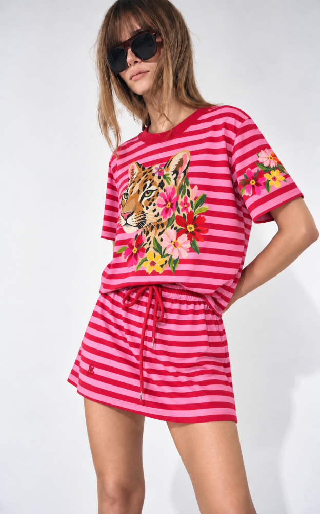 Remera Mia fucsia rojo