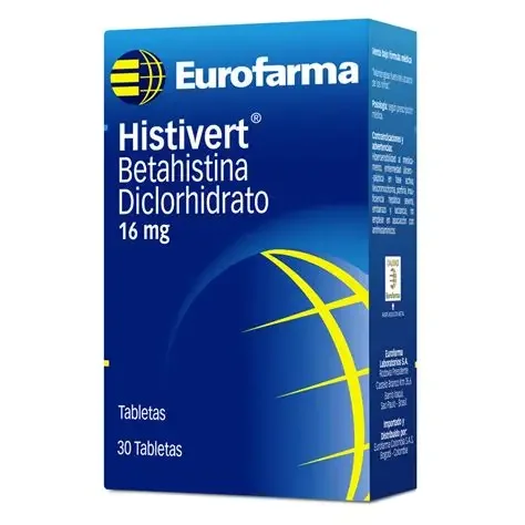 BETAHISTINA TAB 16 MG / EUROFARMA