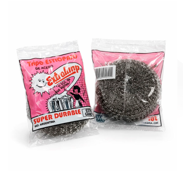 ESTROPAJO DE ACERO EXTRALIMP GRANDE (DONA)
