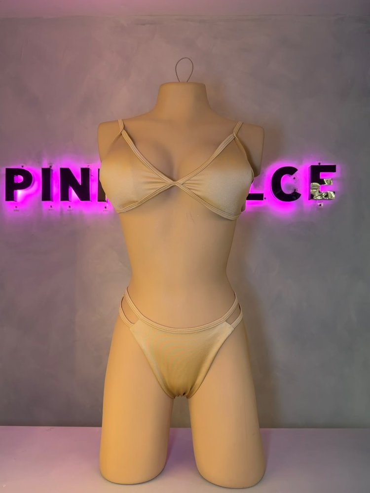 Bikini 4 pzs café T.L