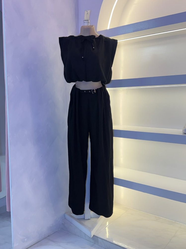 Conjunto negro bandeja T.S/M