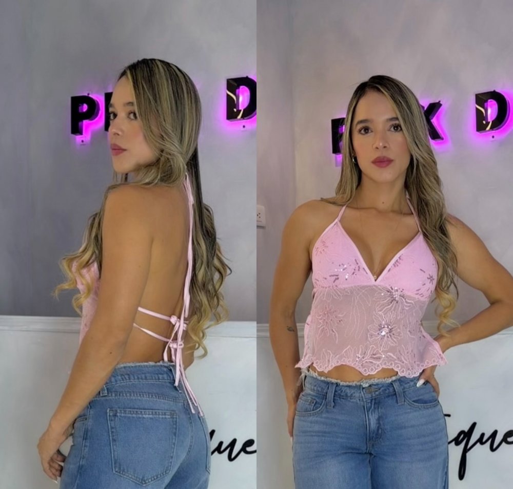 blusa americana rosa  Talla s y m
