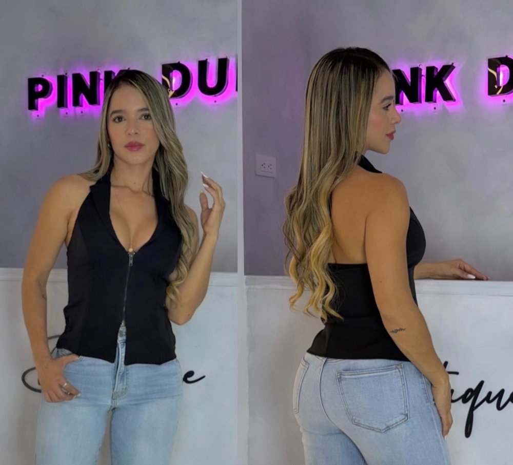 Camisa Anwnd negra cuello T.S