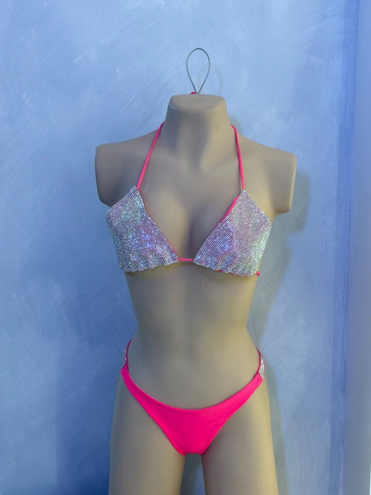 Bikini brillos fucsia T.U