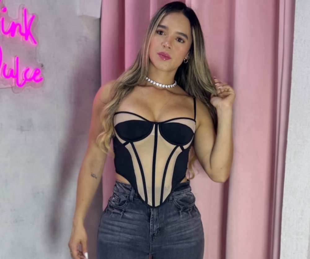 Corset negro beige T.M
