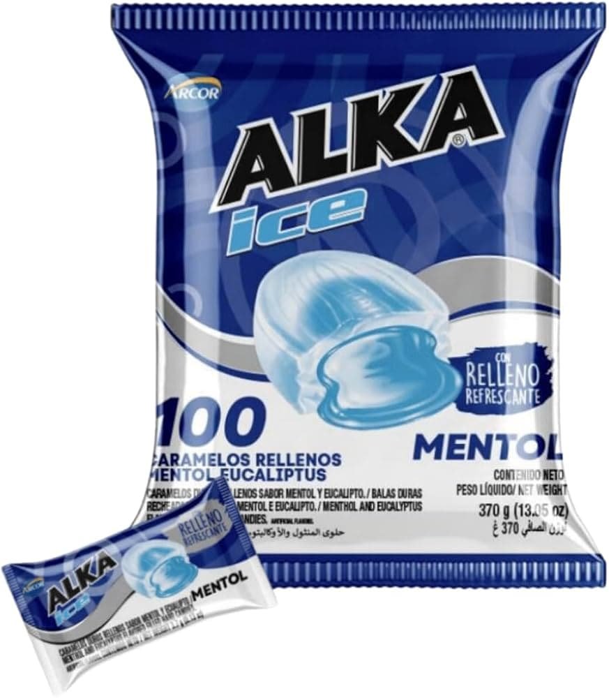 Caramelo ALKA Mentol 1x100