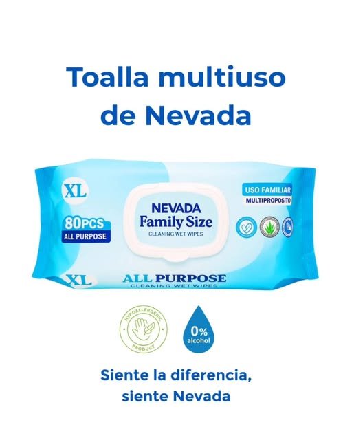 Toalla Multiuso XL Nevada 80 pz 1/12