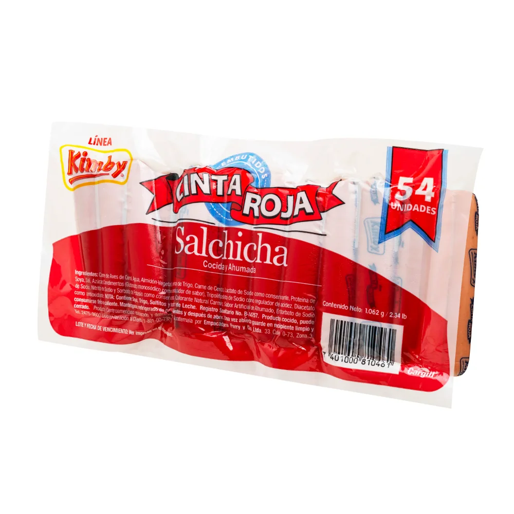 Salchichas cinta roja