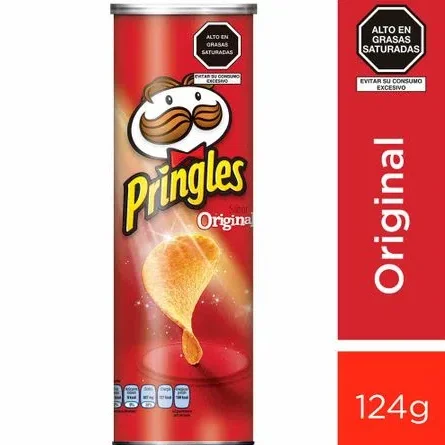 Pringles original 124g.