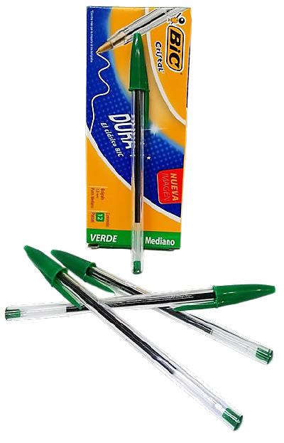 Lapicero bic verde
