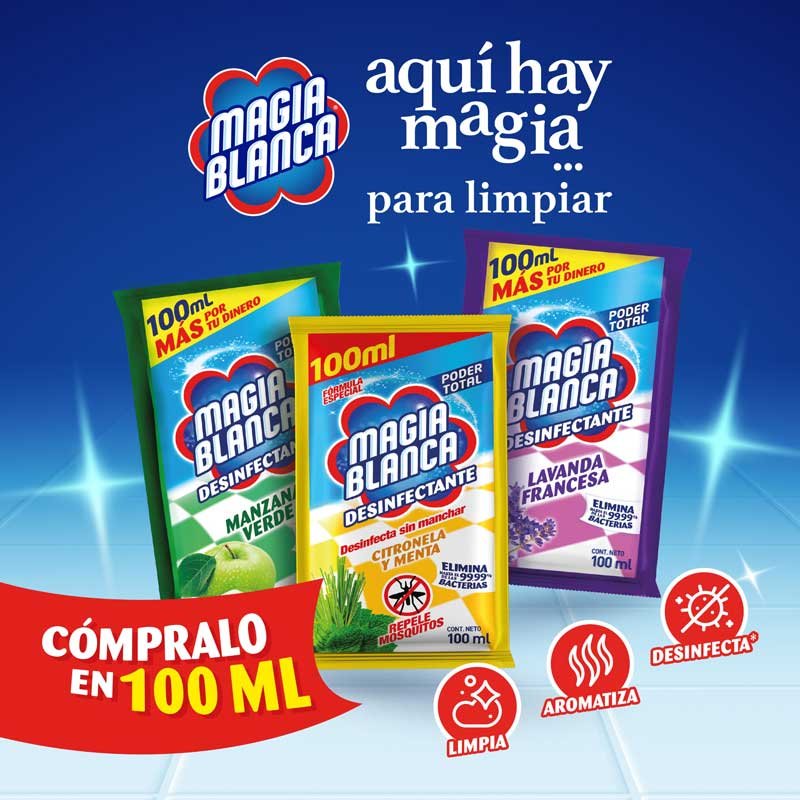 Desinfectante magia blanca