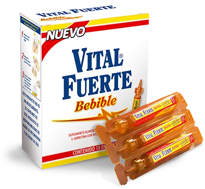 Vital fuerte bebible ampolla