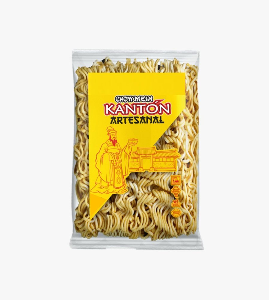 Chao mein kantón con soya