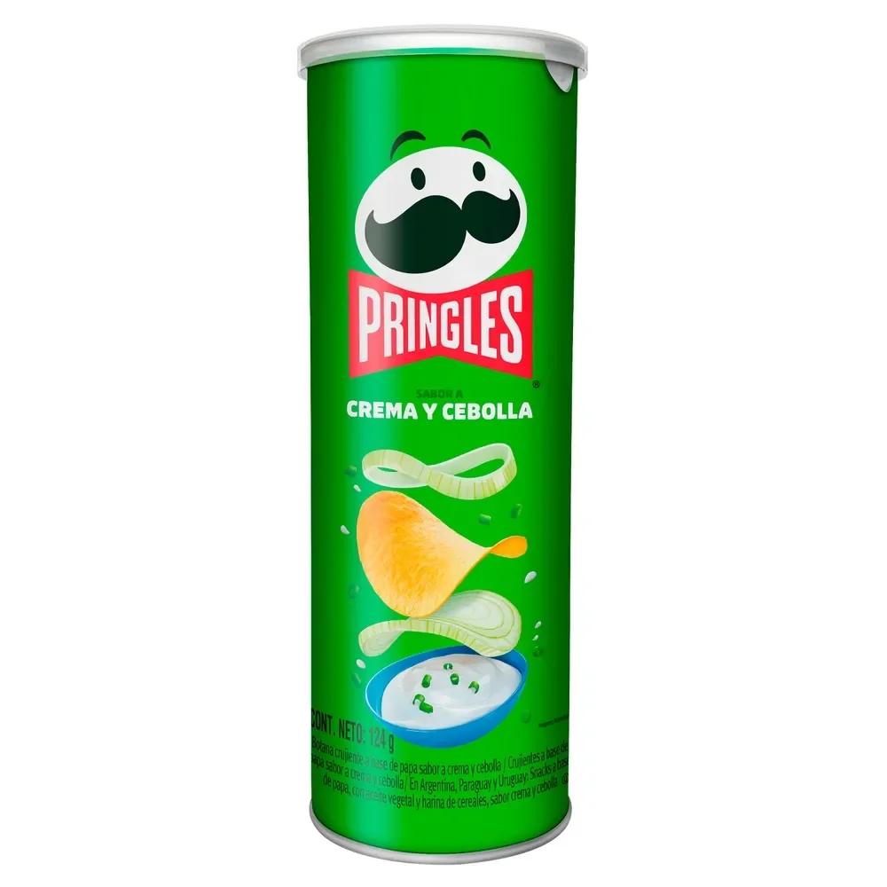 Pringles Crema y cebolla 124g.