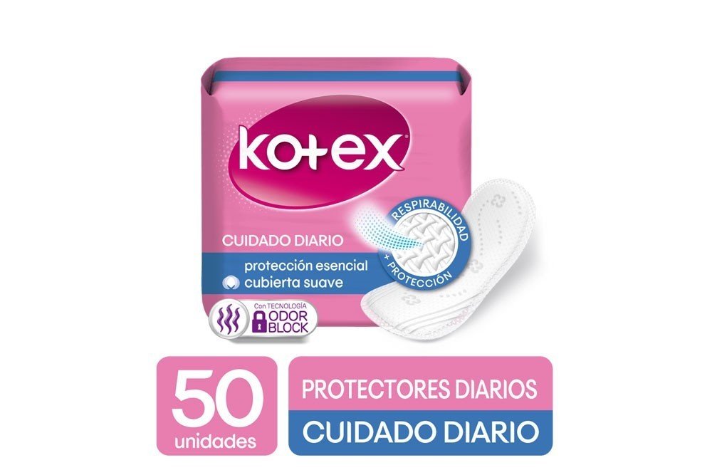 Kotex diario 50 u.
