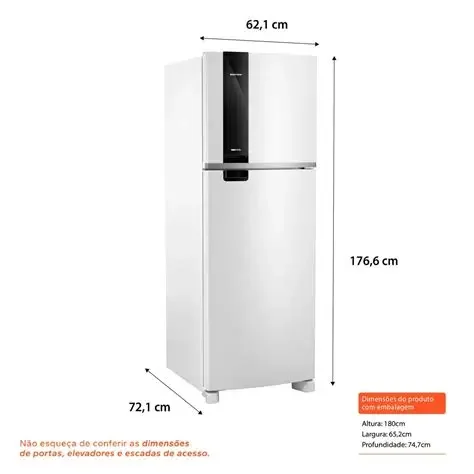 Geladeira brastemp 385 Litros branca