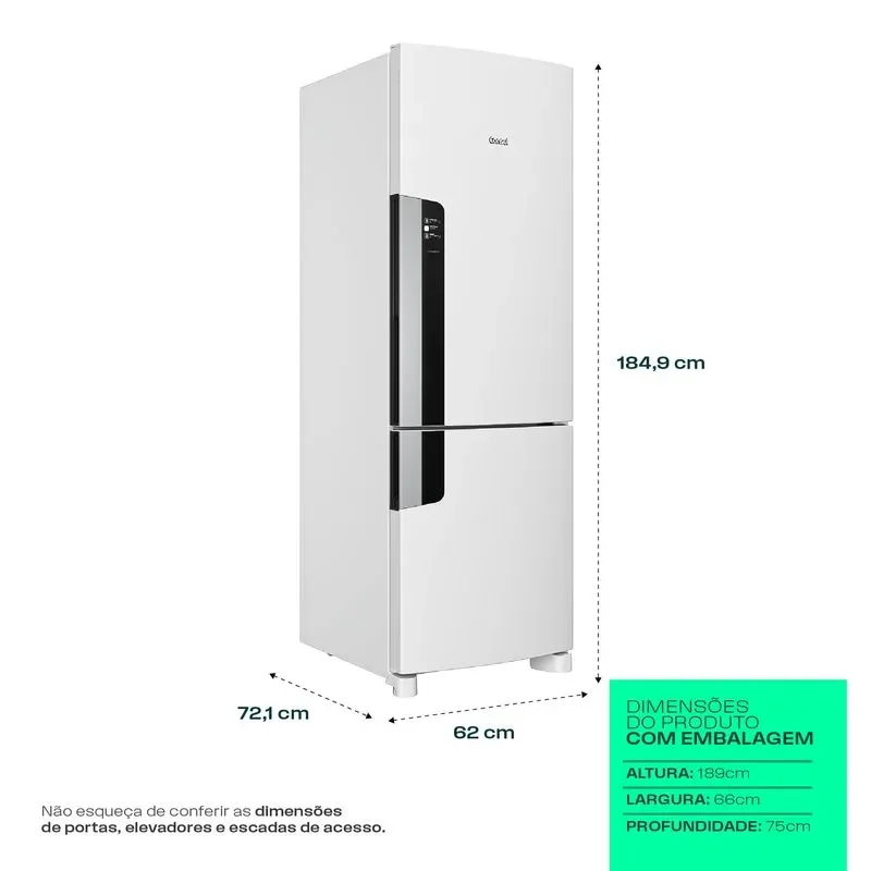 Geladeira consul 399 litros inverter