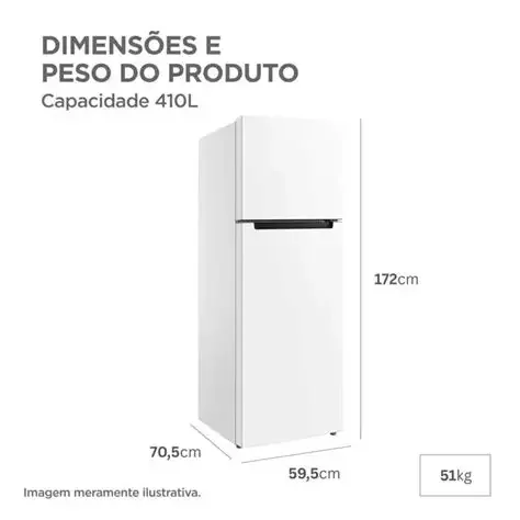 Geladeira Midea 410 Litros Desfroit