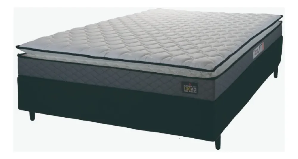 Cama Box casal com pillow top