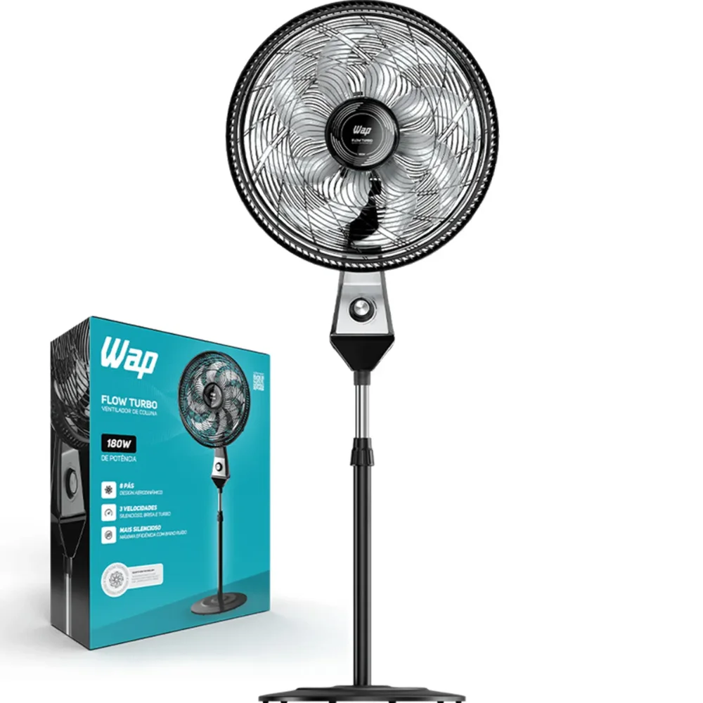 Ventilador wap de coluna 180w de potencia