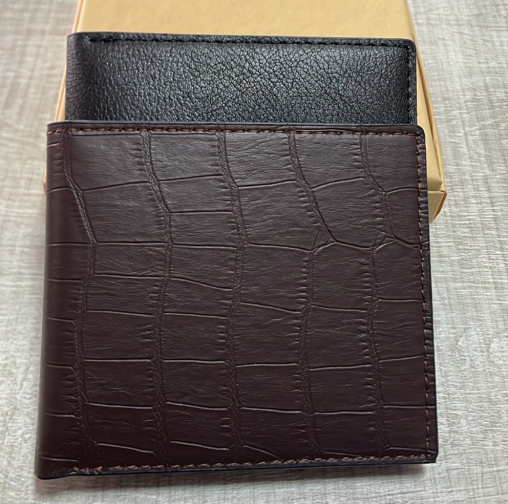 Billetera simil cuero Dakota - negro, marrón - 11