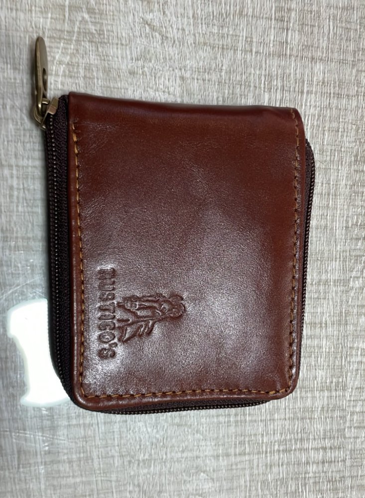 BILLETERA CON CIERRE RUSTICOS