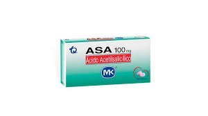 ASA 100MG X 100 TAB  (MK) ACETILSALICILICO C243MY6--