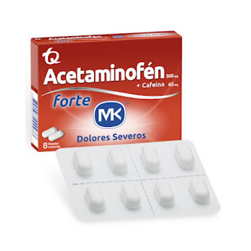 ACETAMINOFEN FORTE + CAFEINA X 10 TAB (MK) R54