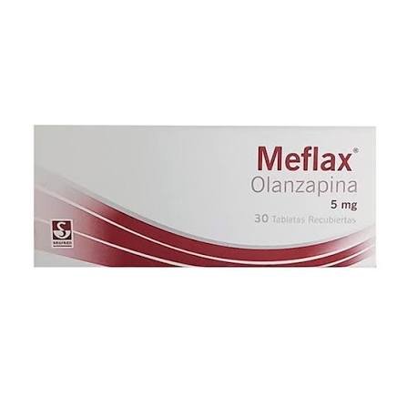 OLANZAPINA 5MG X 1O TAB MEFLAX
