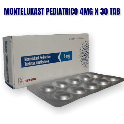MONTELUKAST 4MG X10 MASTI (HETERO) JA17M27