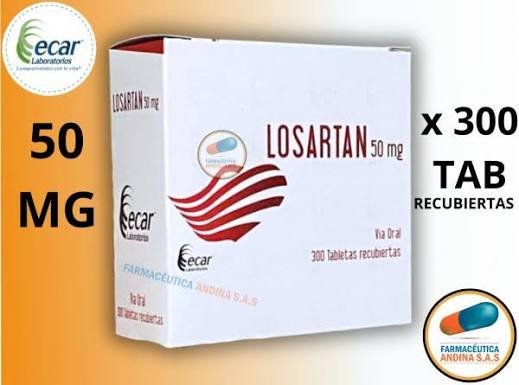 LOSARTAN 50MG X 300 TAB (EPS ECAR)