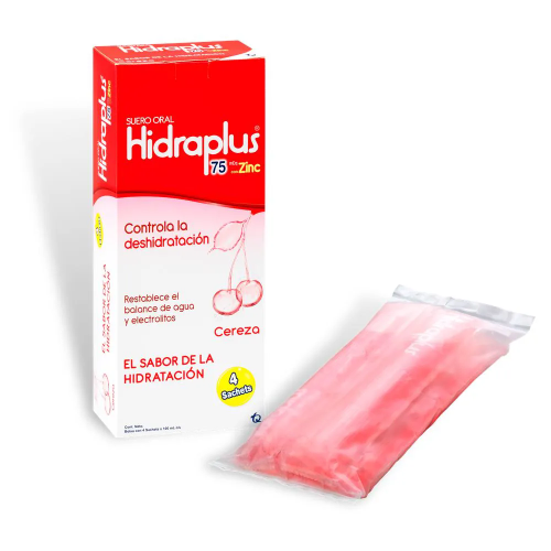 HIDRAPLUS 75 CON ZINC X4 SACHET  C118C12P129