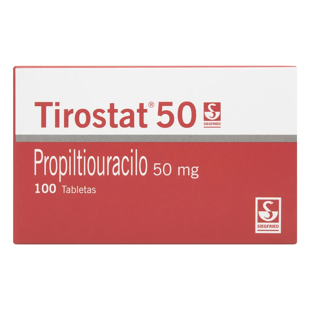 TIROSTAT 50MG (PROPILTIURACILO) X 100 TAB (EPS) RAN21D27 E1