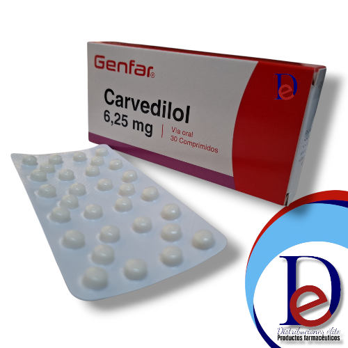 CARVEDILOL 6.25MG X30 TAB (EPS GENFAR) REF19DS
