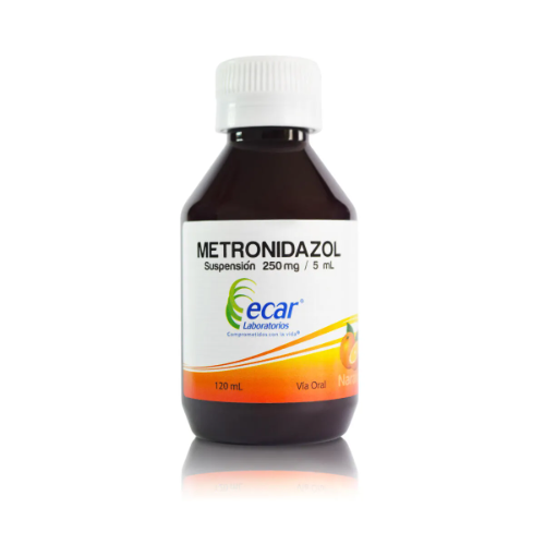 METRONIDAZOL SUSP 120ML (ECAR)   R43P59
