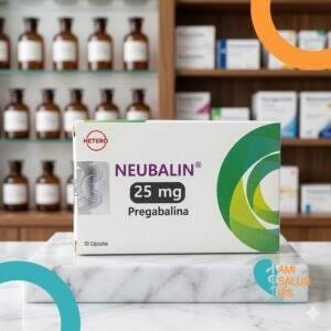 PREGABALINA 25MG (NEUBALIN) X 30 CAP (HETERO)
