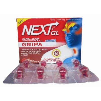 NEXT GRIPA  X 8 CAP C1O5P125
