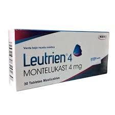 MONTELUKAST 4MG (LEUTRIN) X 10 TAB MASTICABLE C66MY11 falt(3)l1