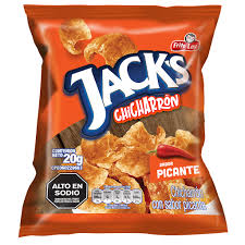 CHICHARRON JACKS PICANTE 20G